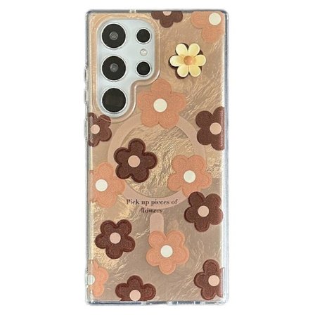 Samsung Galaxy S24 Ultra Magneettikotelo Geometrinen Kuvio PC+TPU Puhelinkuori