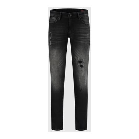 PureWhite, Skinny Jeans Zwart, Heren, Maat:W28