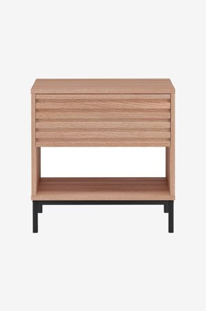 Loft24 - Nattduksbord Celine 1 låda - Brun - Sängbord - Från Homeroom