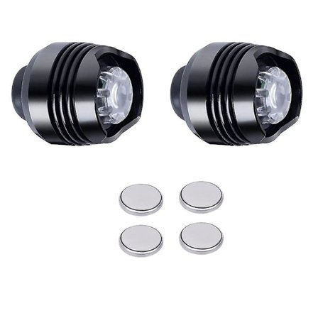 Forlygter til , 2 stk. Crock-lys til sko, sjove charms til skotilbehør til vandreture og camping