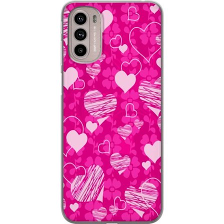 Yhteensopiva Puhelinkuori Motorola Motorola Moto G41 PopSydänKuviointi