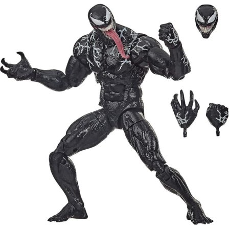 Sunrain Marvel Legends Series Venom 15 cm Samlarfigur, Premiumdesign och 3 Tillbehör-1588