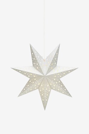 Markslöjd - Julstjärna Solvalla 45 cm - Silver - Adventsstjärnor - Från Homeroom