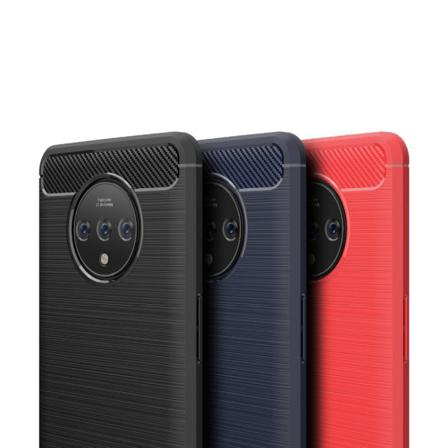 Stöttåligt Armor Carbon Tpu-skal Oneplus 7t - Fler Färger Blå