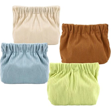 4-delt sæt: Lille kosmetiktaske - Mini toilettaske