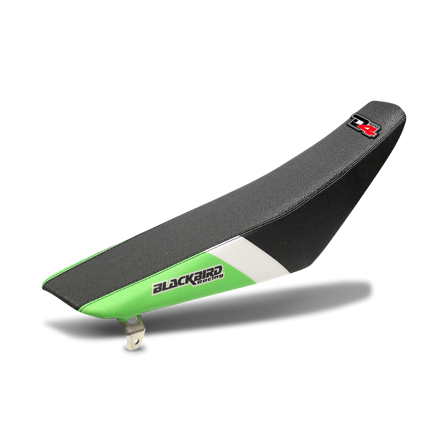 Blackbird Dream 4 Seat Cover Green-Black - Kawasaki KX 250 1994-1998