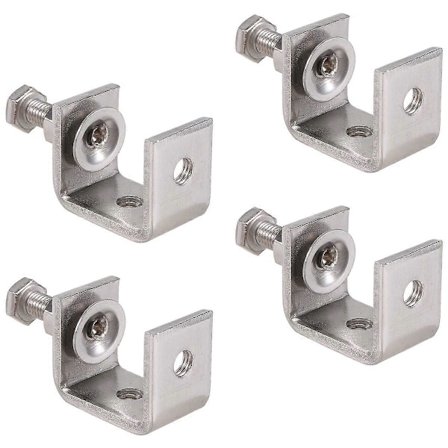 4 KPL 16-25mm Raskaan Käytön Puutyöpuristinsarja 304 Ruostumaton Teräs C-Puristin Tiikeripuristintyökalut Hitsaukseen