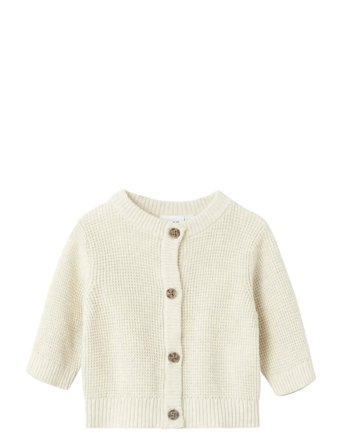 Nbnbubba Ls Knit Card Noos Cream Name It