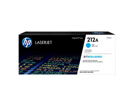 HP 212A - cyan - original - LaserJet - tonerpatron (W2121A)