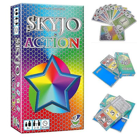 Skyjo Action, från Magilano - Det underhållande kortspelet för hela familjen