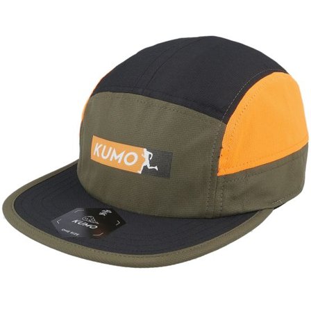 Kumo - Grön 5panel Keps - Running Box Logo Cloudfit Olive/Black/Orange 5-Panel @ Hatstore