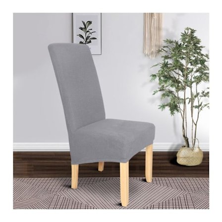 Ruokailutuolin päällinen 2 kpl XL, Meal Bomb irrotettava ja pestävä ruokailutuolin irtopäällinen (vaaleanharmaa)