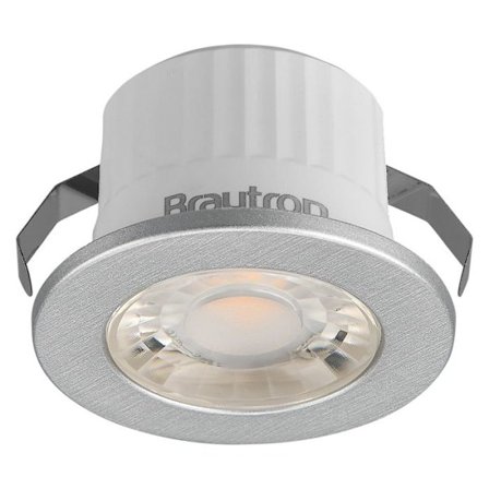 Mini rund silver LED spotlight 3W 6500K IP54