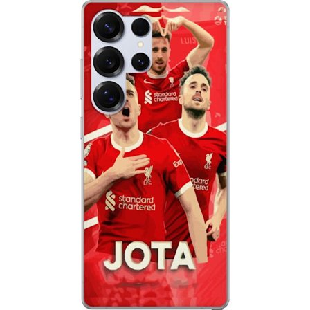 Yhteensopiva Puhelinkuori Samsung Galaxy S25 Ultra Diogo Jota juliste Liverpool FC hyökkääjä striker Portugali Premier League Reds jalkapalloilija