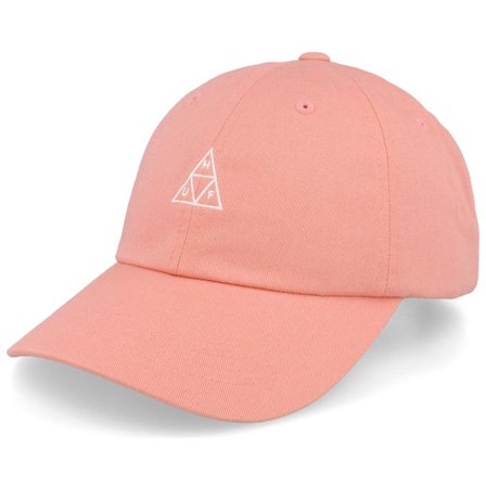 HUF - Rose unconstructed Casquette - Essentials Cv Coral Pink Dad Cap @ Hatstore