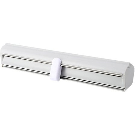 Folie- og matfilmdispenser med kutter, for aluminiumsfolie og plastmatfilm