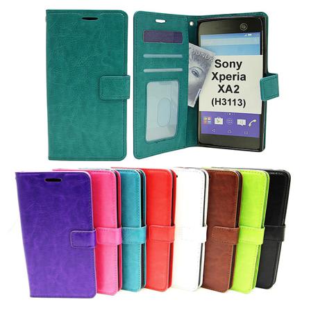 Crazy Horse Wallet Sony Xperia Xa2 (h3113 / H4113) Lila