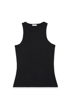 NA-KD Geripptes Tanktop - Basic Oberteile - Schwarz - XL (EU 46)