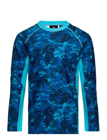 Lwalex 300 - Swim T-Shirt Ls Swimwear UV Clothing UV Tops Blå LEGO Kidswear*Betinget Tilbud
