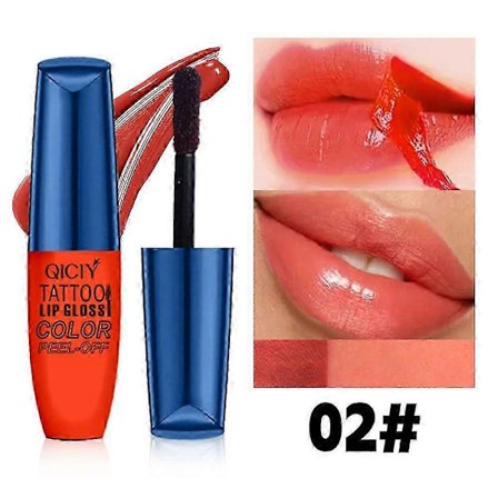 Peel Off Lip Stain, Lip Liner Peel Off, Langvarig Lip Stain Peel Off Tint, Overføringssikker, Vanntett Tattoo Lip Liner, Høyt Pigmentert Matt Finish