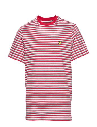 Stripe Ringer T-Shirt Red Lyle & Scott