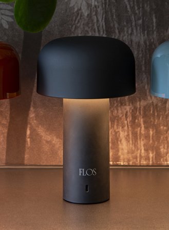 Bellhop Battery oppladbar bordlampe - matt sort