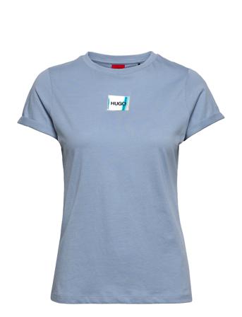 The Slimtee_Redlabel T-shirts & Tops Short-sleeved Blå HUGO