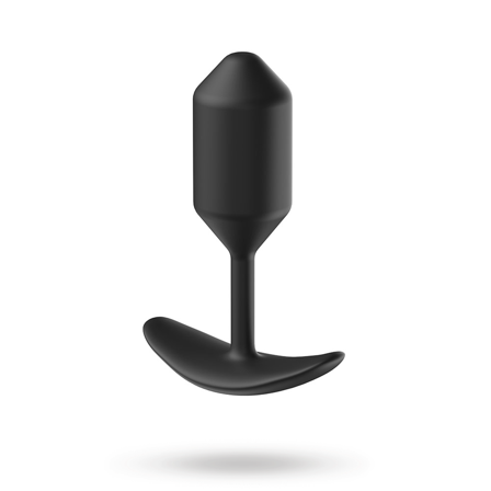 Vuxen: BLACK SILICONE BUTTPLUG #2