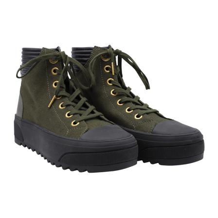 Michael Kors Pre-owned, Keegan High Top Sneakers Groen, Dames, Maat:38 EU