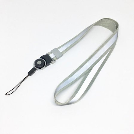 Stilrent Slittåligt Nyckelhalsband/Mobilhållare