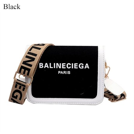 Skuldertaske Lille Firkantet Taske SORT