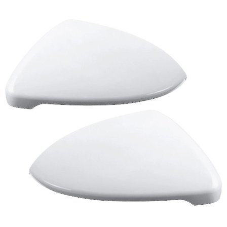 2x For - Golf 7 Mk7 - 2014 2015 2016 17 2018 Front White Rearview Side Wing Mirror Cap Cover 5g0857(Hvit)