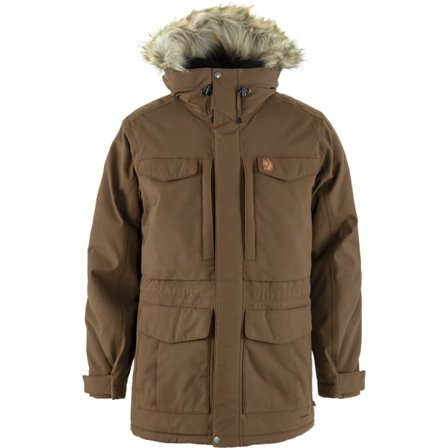 Fjällräven Nuuk Parka S - male - Dark Oak - Parkas