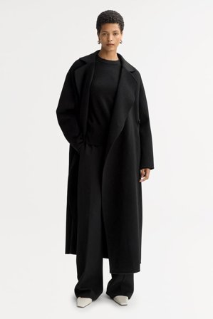 Soft Goat - Oversized coat - Kashmirjacka - L - Black