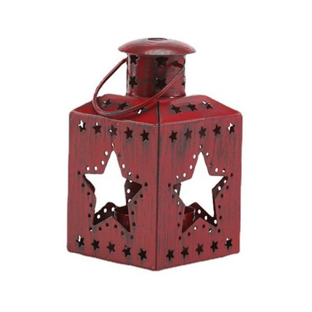 Jern Lysestage Pony Lampe RØD PENTAGRAM PENTAGRAM