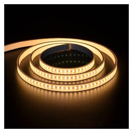 LED-stripe for trapper, rom, fleksibel LED-stripe for innendørsdekorasjon, varm hvit, 5m, 2700K, 3528, 60LED