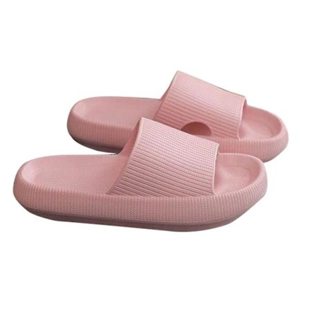 Halkfri Ultramjuka tofflor 4 cm Eva Flip Flop Athletic Sandal för sommarbadrum Pink