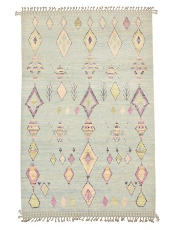 Berber Style Rug Modern (Wool, Afghanistan)