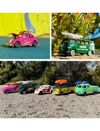 Majorette Vw The Originals 5 Pieces Pack - Multi/patterned - ONE SIZE