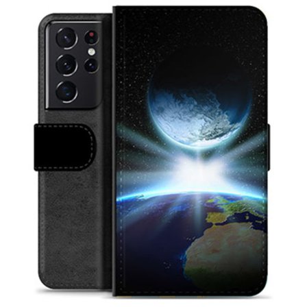 Samsung Galaxy S21 Ultra 5G Premium Plånboksfodral - Rymden