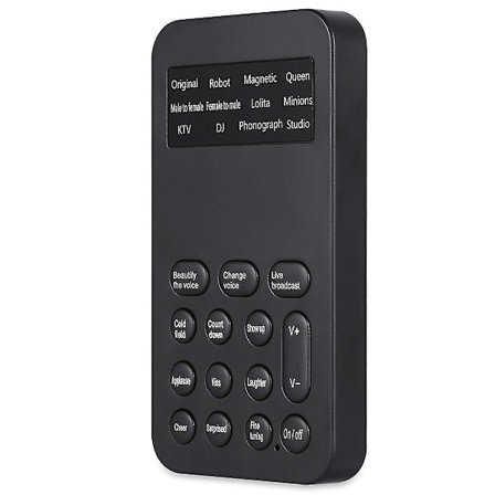 Stemmeskifter Håndholdt Mikrofon Stemmeskifter Med Lyd Multifunksjonell Effektmaskin For Telefon/ (s9)