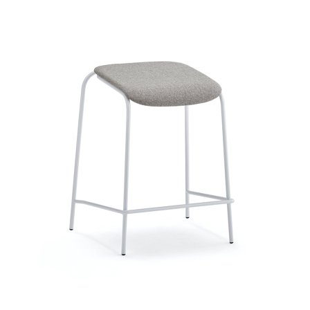 Hocker ATTEND, weiß/beige