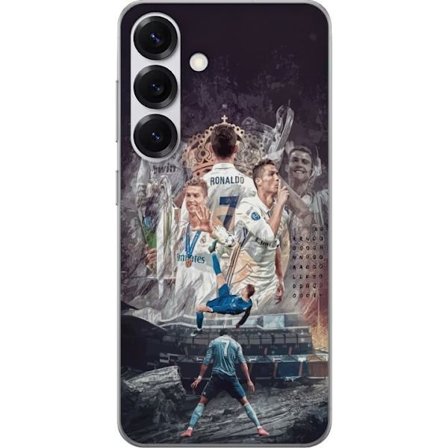 Yhteensopiva Puhelinkuori Samsung Galaxy S25 Cristiano Ronaldo Al-Nassr Portugali ikoninen hyökkääjä ja kaikkien aikojen paras maalintekijä, jolla on