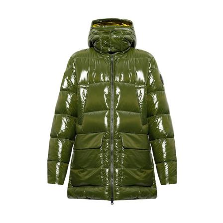 Save The Duck, Luck insulated hooded jacket Groen, Heren, Maat:L,stof