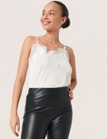 Soaked in Luxury Slclara Singlet - White - XXL