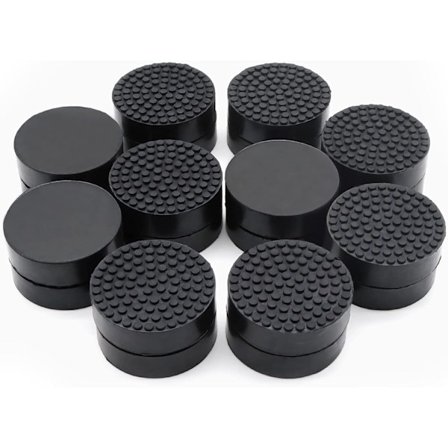 20 stk. forstærkede skridsikre havefødder, usynlige pottefødder - universelle til indendørs og udendørs brug, 0,06 tommer skridsikkert og spildsikkert
