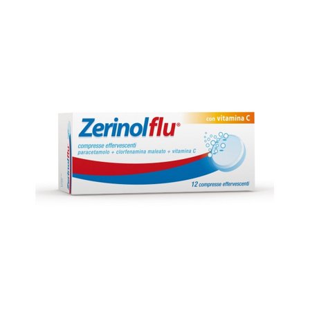 Zerinol Flu 12 Compresse Effervescenti