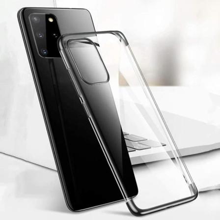 Samsung S20 Plus eksklusivt støtdempende gummihud V2 Black