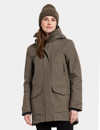 Didriksons Frida Wns Parka 7 - Brown - 36
