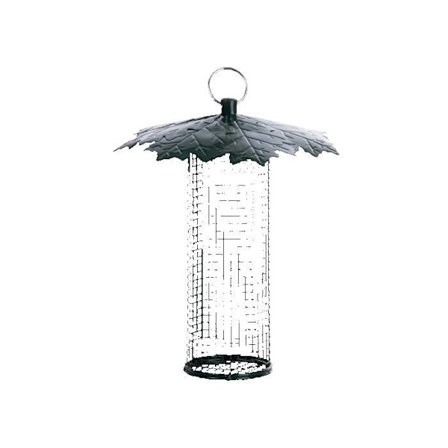 Nötter distributörssilo med tak - D 18,5 cm x H 22,5 cm - Grön